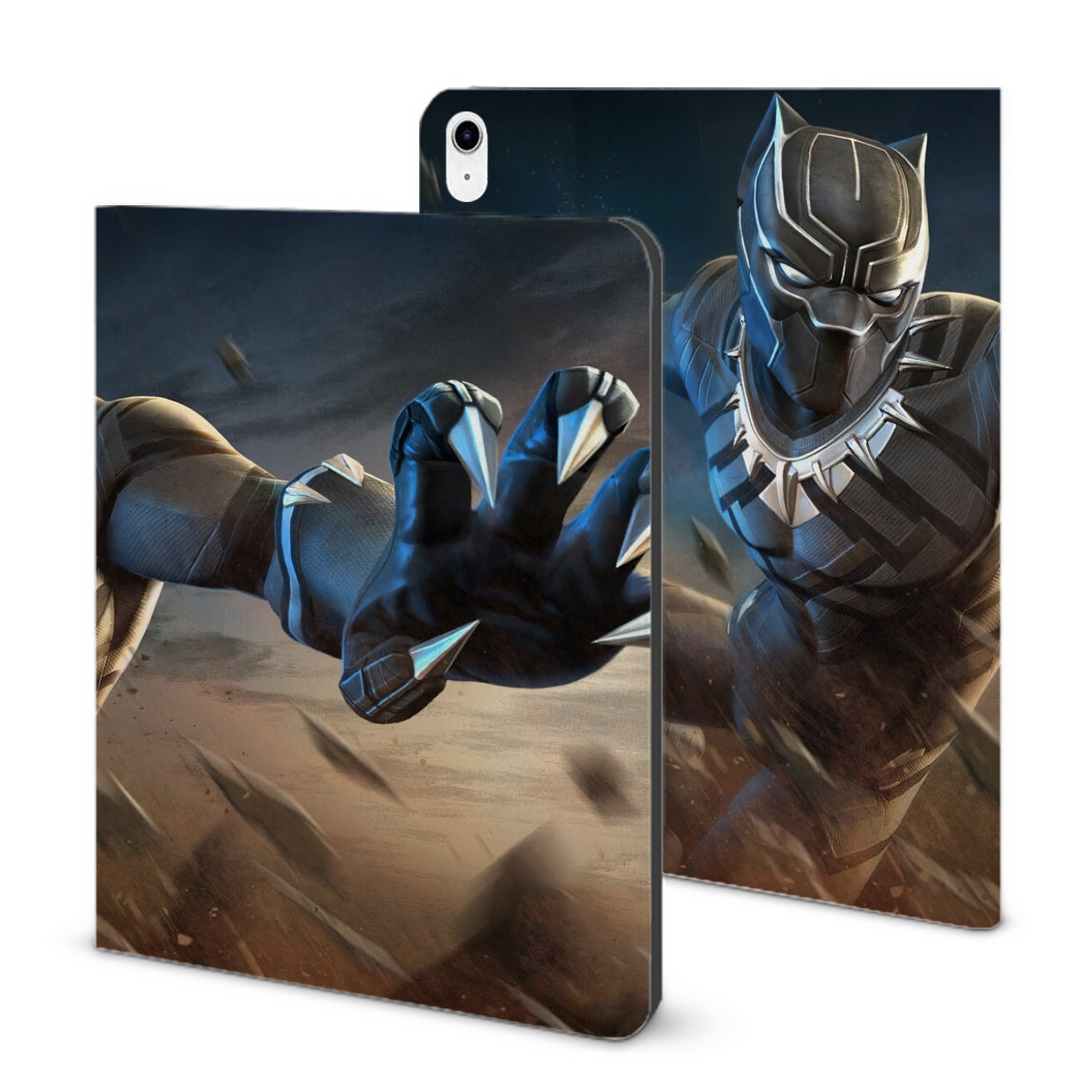 （画像用） アベンジャーズ The Avengers IPad ケース ブック型 PUレザー TPU 耐衝撃 軽量 薄型 ペン収納なし 全面保護 IPad 各モデル対応